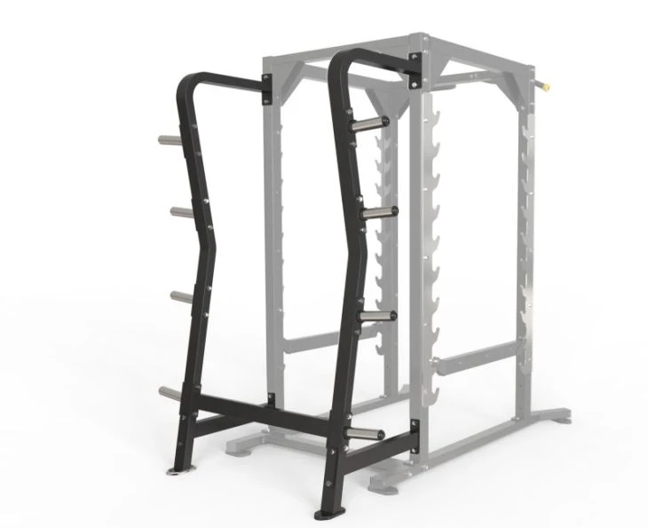 Met platen geladen fitnessmachine OPT-optie voor platenrek